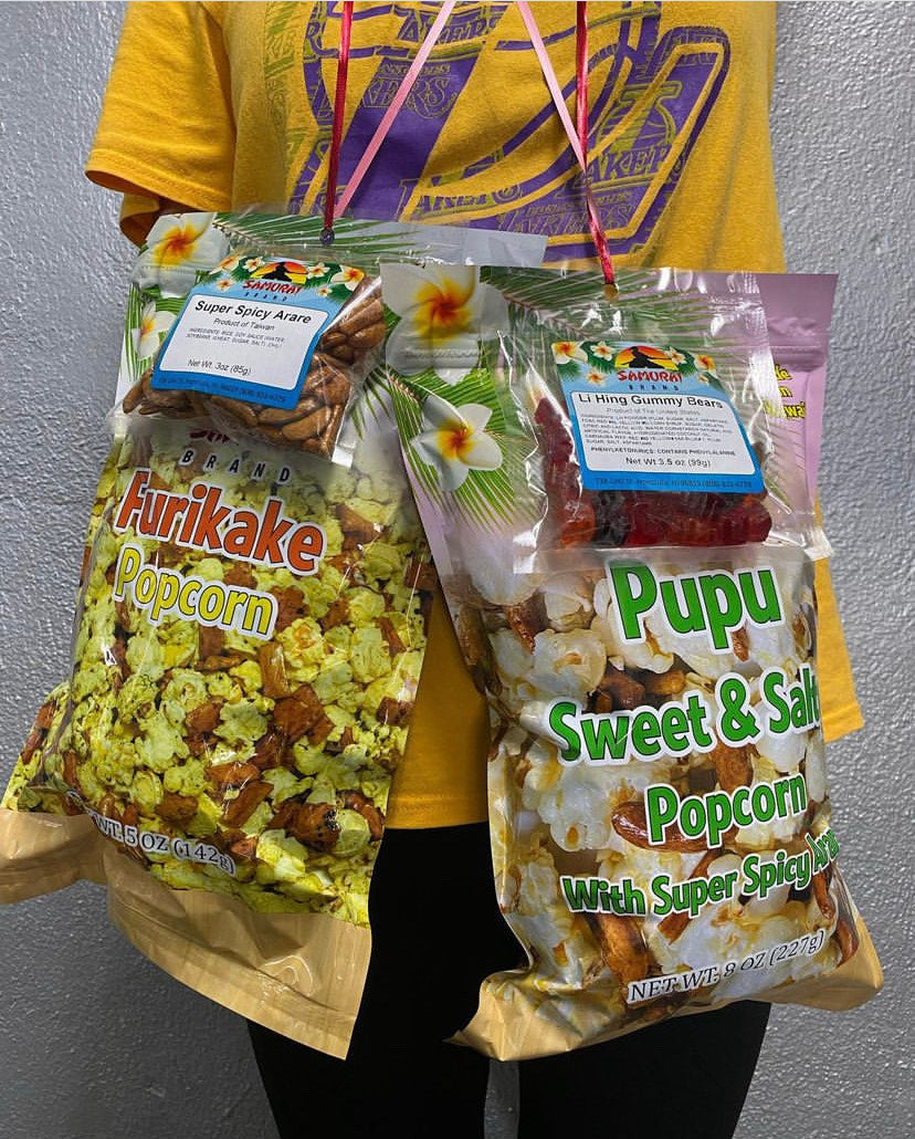 Popcorn And Snack Combo Lei **BEST VALUE**