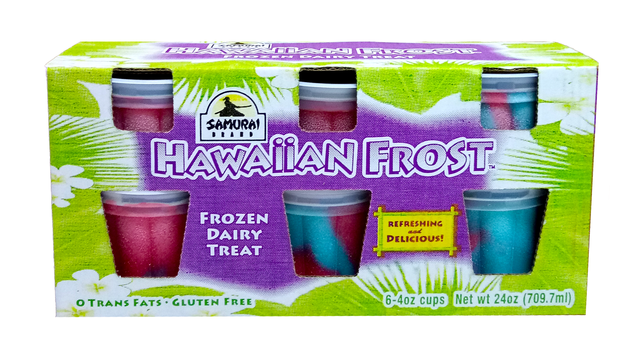 Hawaiian Frost Cups, 6-pk Purple