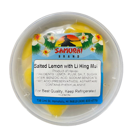Salted Lemon with Li Hing Seed